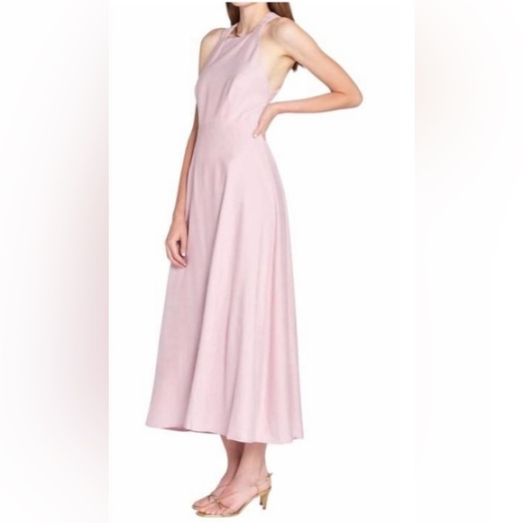 EN SAISON Alba Crisscross Maxi Poplin Dress Wedding Guest Bridesmaid Warm Nights - Picture 3 of 13